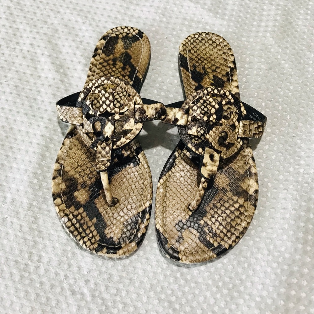 Tory Burch Miller Python sandals